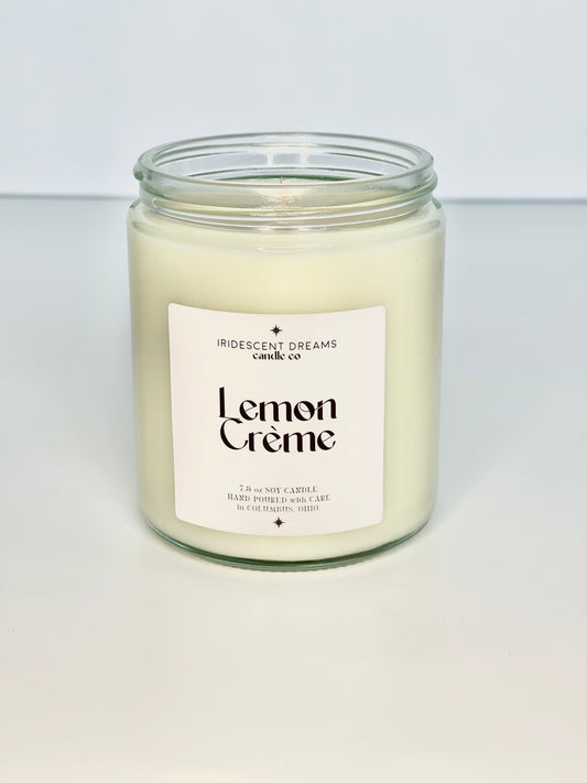 Lemon Crème 7.5 oz Candle